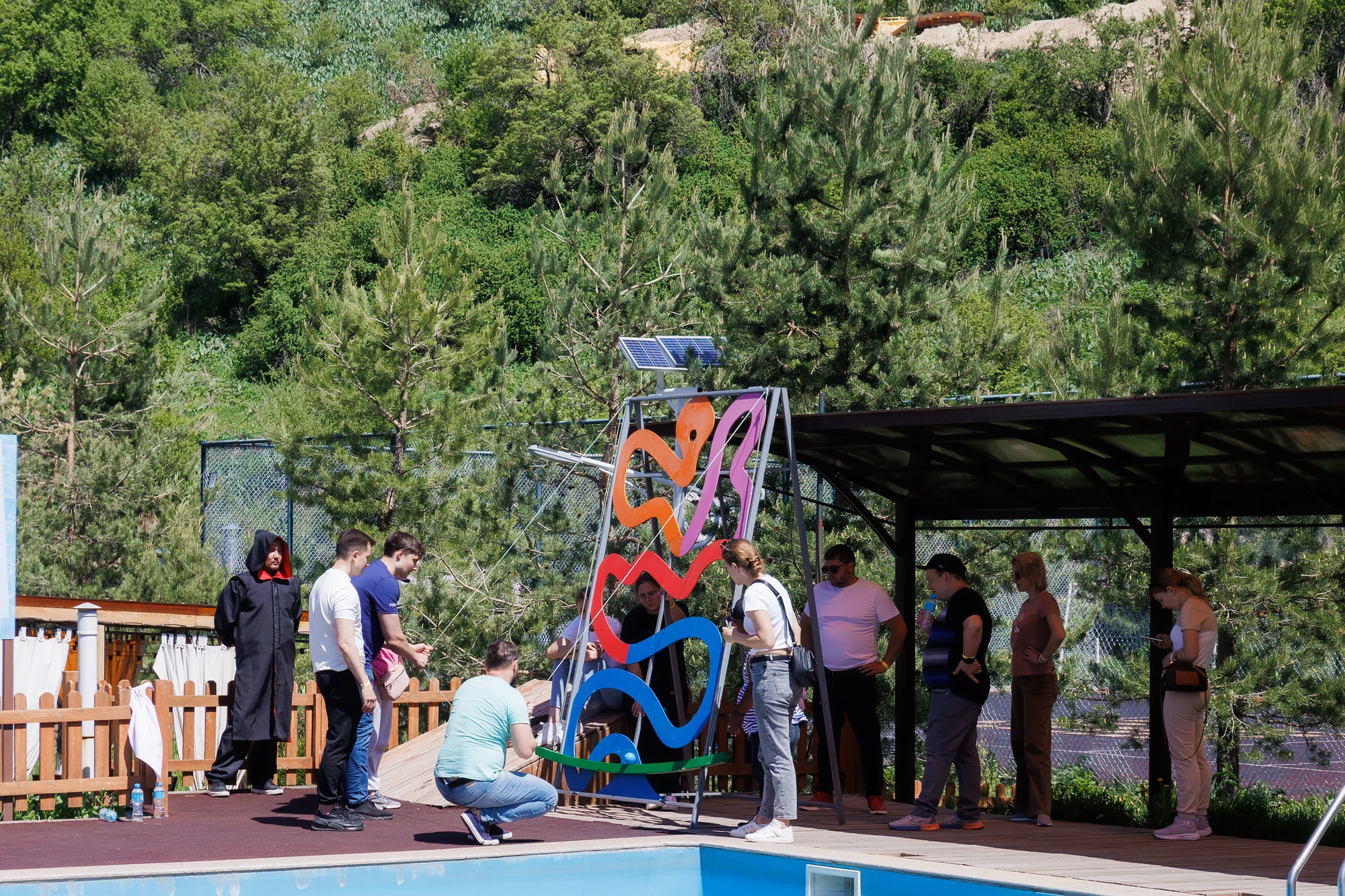 Фото с тест-драйва тимбилдинга на TeamFest